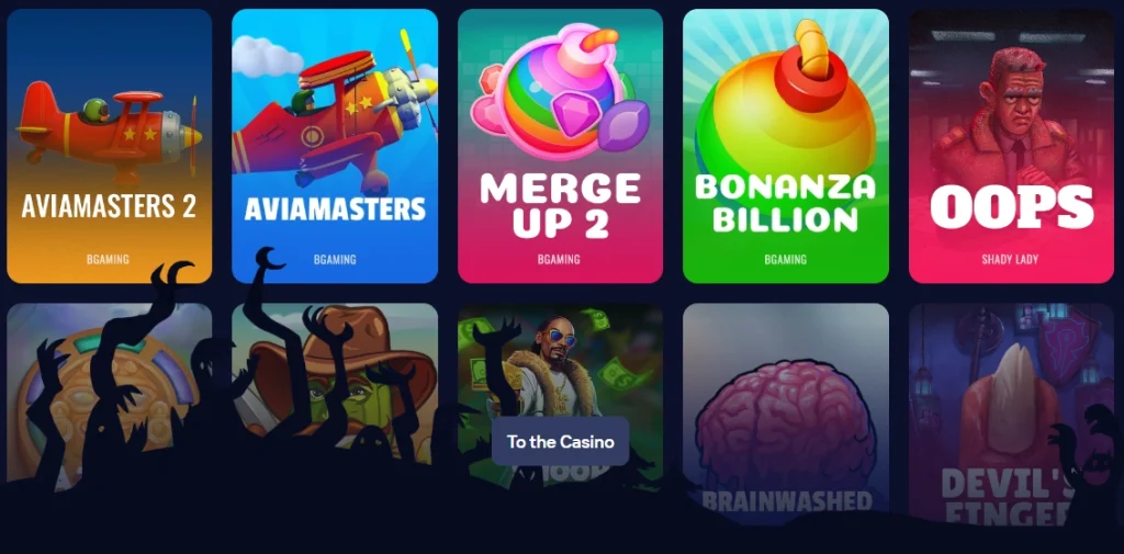 Voorbeeld van een affiliatielandingspagina voor B7 Casino